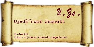 Ujvárosi Zsanett névjegykártya