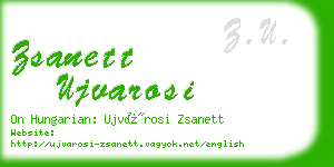 zsanett ujvarosi business card